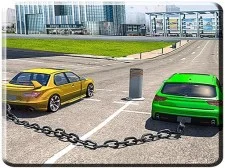 Chained Cars Impossible Tracks Game